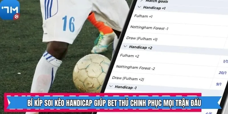 Bí Kíp Soi Kèo Handicap Giúp Bet Thủ Chinh Phục Mọi Trận Đấu